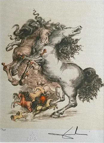 Salvador Dalì — Les Chevaux de Dalì