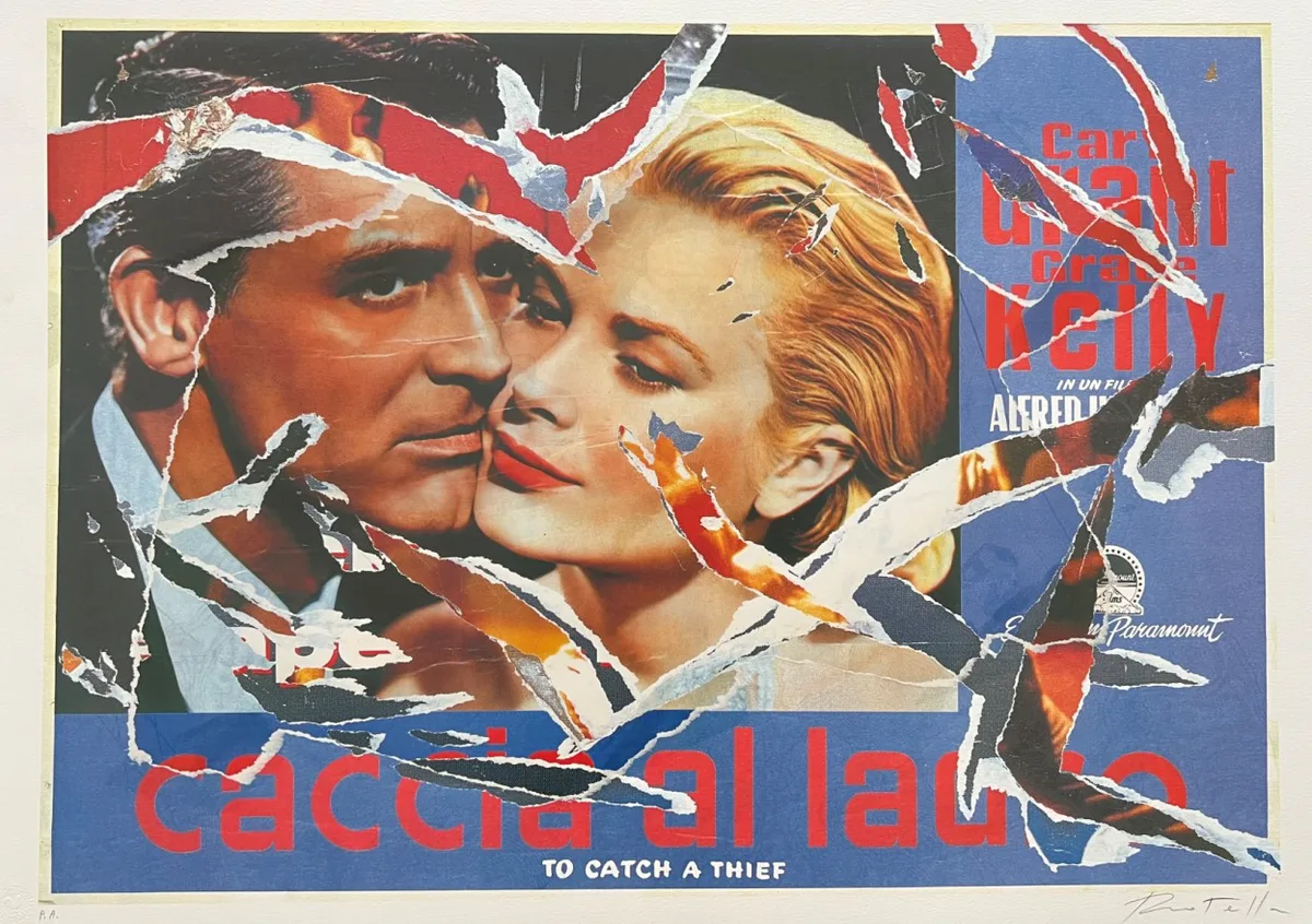 Mimmo Rotella — Caccia al ladro