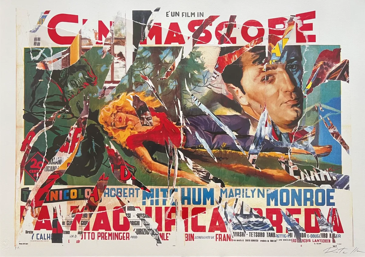 Mimmo Rotella — La magnifica preda