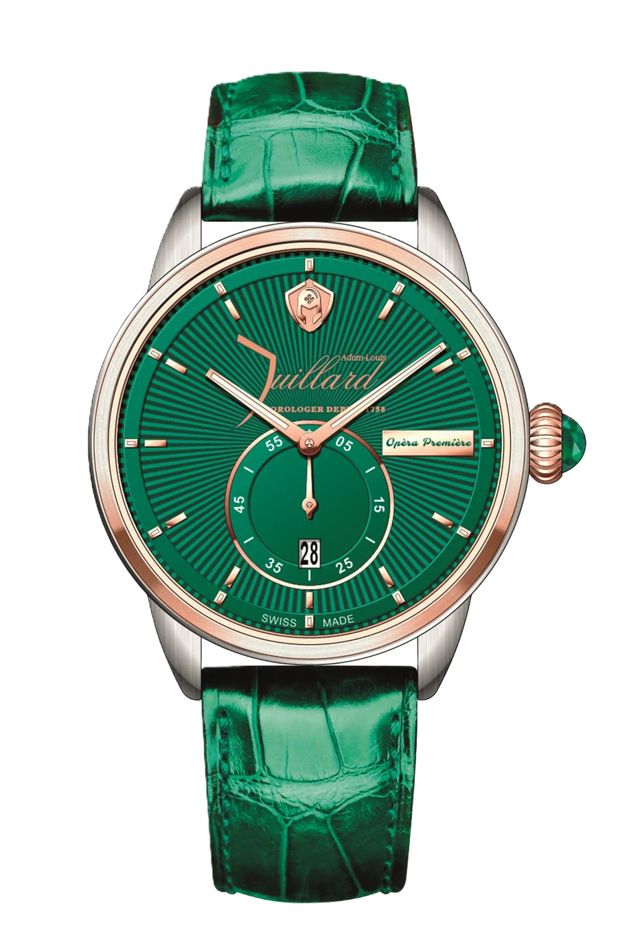Adam-Louis Juillard Opéra Première Tête Acier Or Rose 18kt